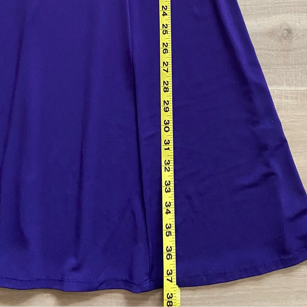 Dress Barn Women’s Sleeveless Dress with Decorative Neckline - Picture 5 of 5